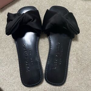 Kate Spade Black Slide Sandals
